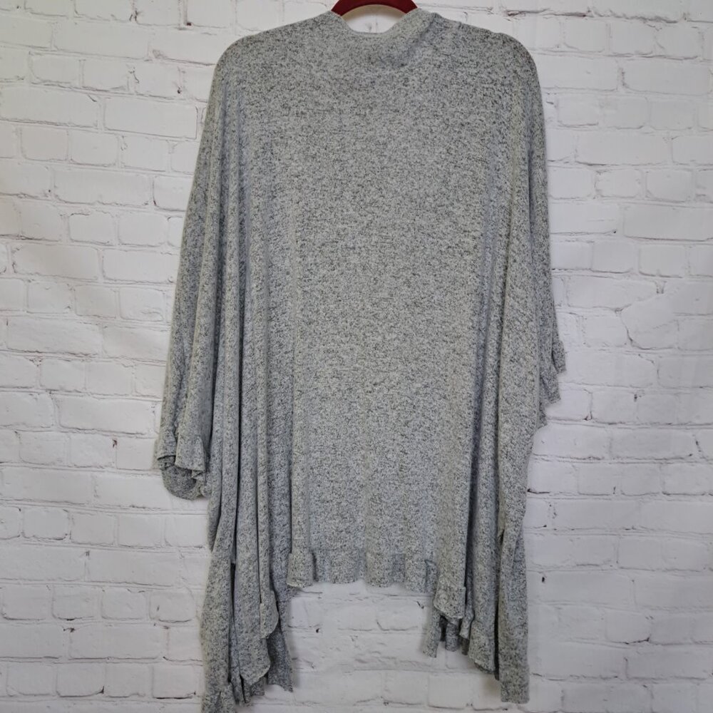 Marisa Jill Ultrasoft Ruffle Hem Open Cardigan Size 2X - Picture 2 of 9